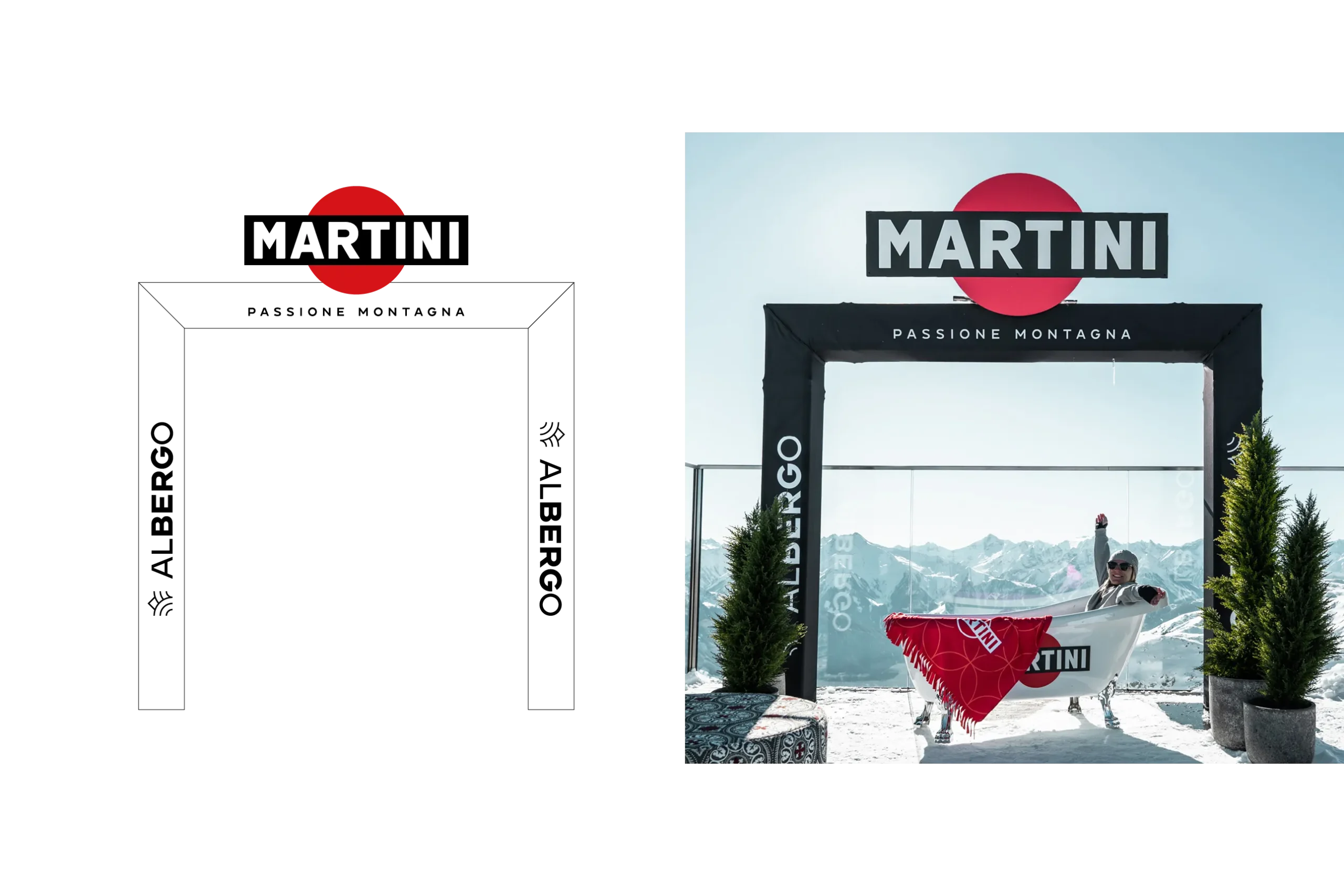 Fotospot auf der Martini Terrasse
