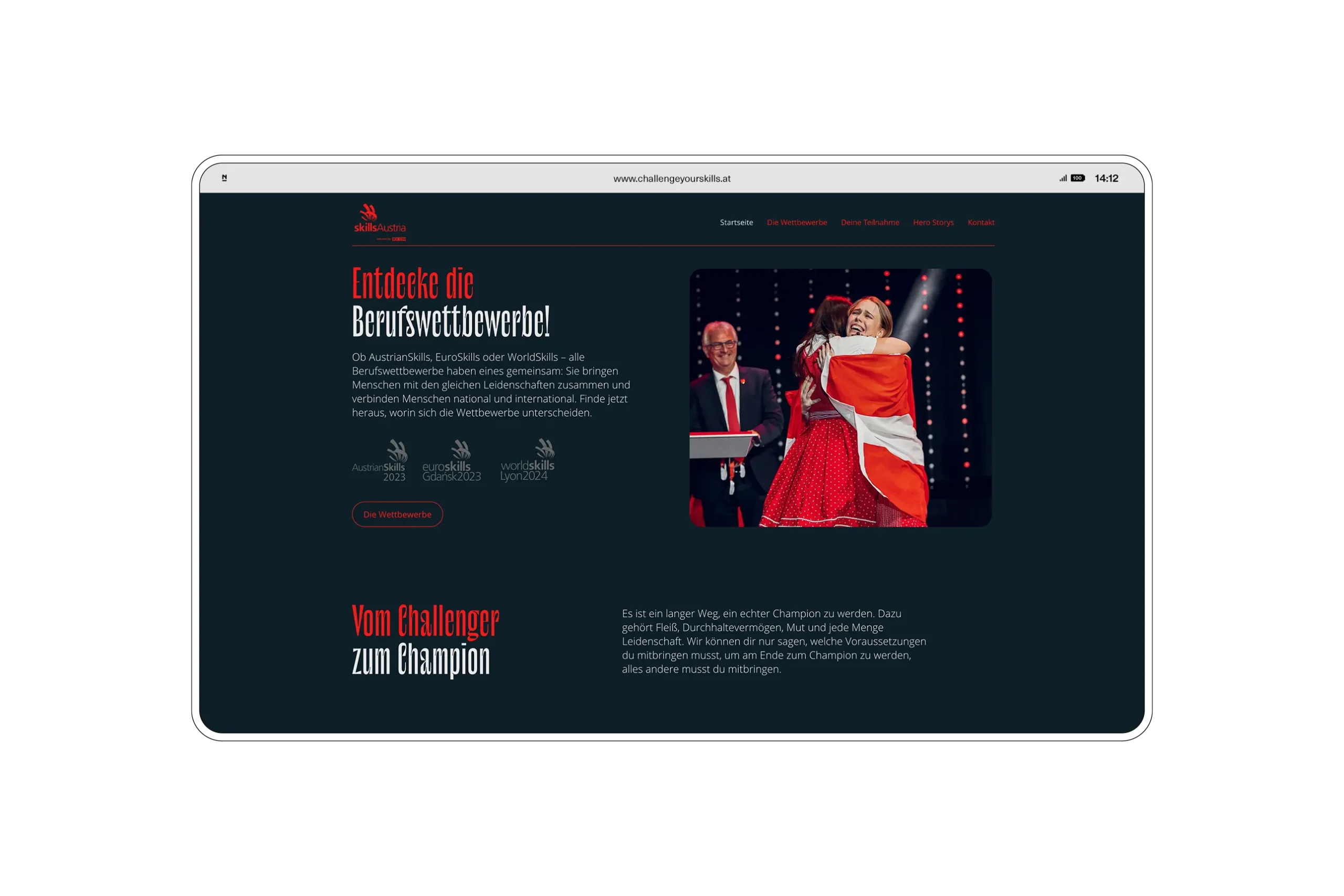 Screendesign & Website Umsetzung
